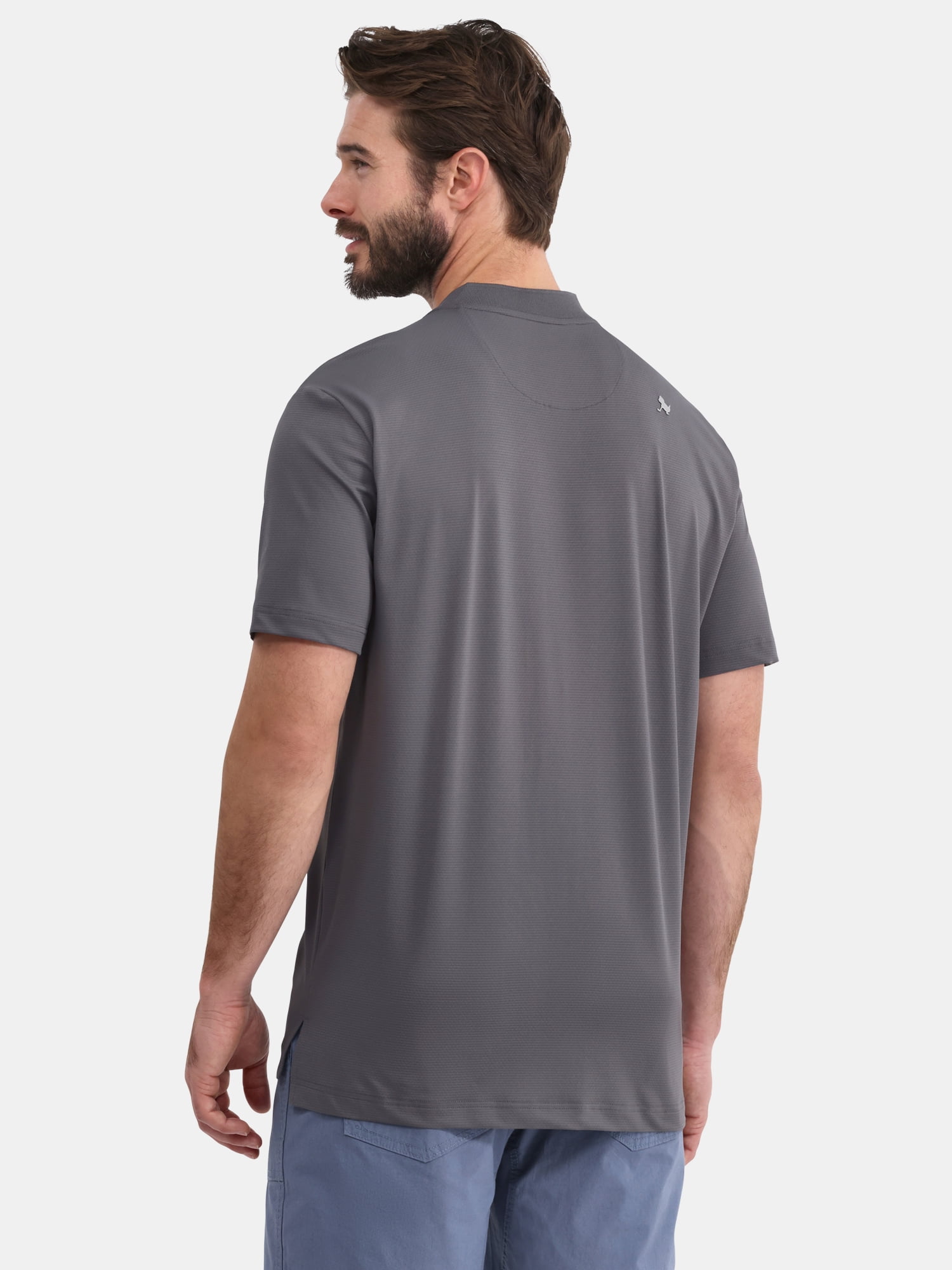 Birdie Bound Men's and Big Men's Henley Golf Shirt, Sizes XS-5XL
