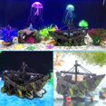 thumbnail image 1 of Artificial Boat Decor,Artificial Resin Water Aquarium Resin Boat Effortless Installation, 1 of 8