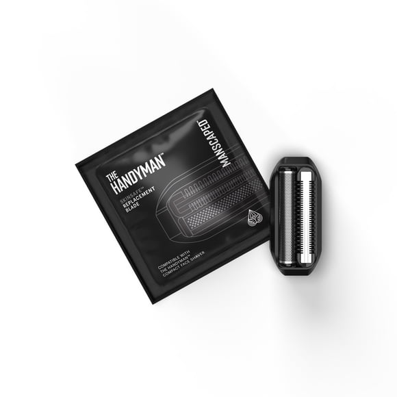 Cuchilla de repuesto MANSCAPED® The Handyman™: nivelador de cabello largo SkinSafe® de doble acción y cuchillas de aluminio para afeitadora facial portátil de viaje para hombres, afeitadora facial com