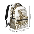 thumbnail image 2 of Balery Western Scenery With Old Wagon Mochila Escolar Impresa, Mochila Ligera para Viajes Casual, Mochila Duradera y Cómoda Multifuncional, Mochila para Laptop-One Size, 2 of 5