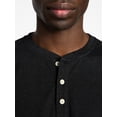 thumbnail image 4 of George Men's & Big Men's Relaxed Fit Knit Cloth Henley Shirt with Short Sleeves, Sizes XS-5XL, 4 of 5