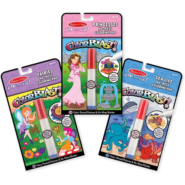Libros de actividades Melissa & Doug On the Go ColorBlast!