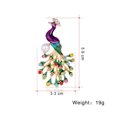 thumbnail image 5 of Broche nuevo pavo real broche mujer animal goteo aceite ramillete étnico feng shui taladro ramillete broche accesorios JAMW Sencillez, 5 of 5