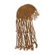 thumbnail image 2 of Gorro De Punto Yinane Beanie Cap Borla Decorativo Hecho a Mano Playa Boho Café, 2 of 8