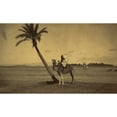 thumbnail image 2 of Algerian Camel Rider Next To A Palm Tree In A Desert Landscape. Photo Attributed To Tancrede R. Dumas Between 1860-1900., 2 of 2