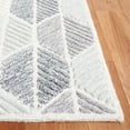 thumbnail image 3 of SAFAVIEH Ebony Abigail Geometric Area Rug, Grey/Ivory, 6' x 6' Square, 3 of 8