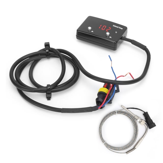 EGT Meter, IP65 Waterproof Exhaust Gas Temp Gauge For 12V Vehicle