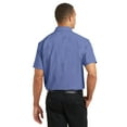 thumbnail image 2 of Port Authority Short Sleeve SuperPro Oxford Shirt-M (Navy), 2 of 6