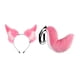 thumbnail image 1 of Minnieouse Kit de orejas de cola larga y gato, disfraz de Animal para fiestas de disfraces, conjunto de orejas y cola de gato, regalos Disfraces de disfraces rosa, 1 of 6