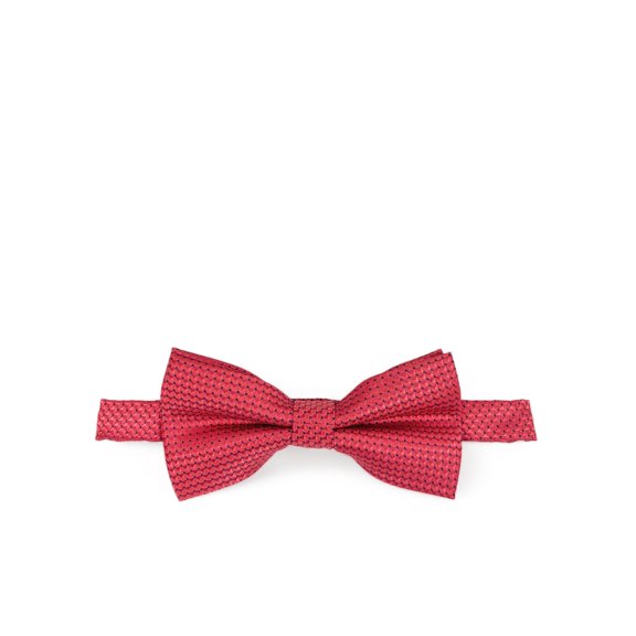 Red Classic Pindot Bow Tie