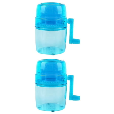 

Worgeous 2pcs Household Manual Ice Shaver Machine Mini Ice Crusher Chopper Essential Kitchen Tool
