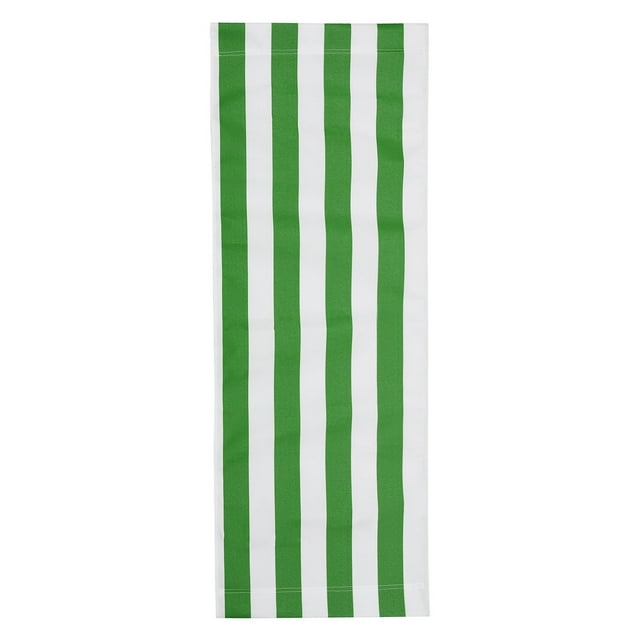 Uxcell 45 x 17" Tela de Reemplazo para Silla de Playa Oxford para Patio, Blanco, Verde
