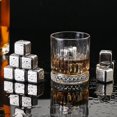 thumbnail image 5 of 4PCS Whiskey Stones High Cooling Technology, Reusable Ice Cubes,Stainless Steel Whisky Rocks Ice Cube Harmless Reusable Rocks with Storage Box for Birthday Valentine, 5 of 5