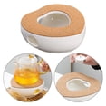 thumbnail image 1 of Calentador de tetera de cerámica en corazón Portavelas Teaware Tealight Horno Cafetera Calentador Base de aislamiento para restaurante Hotel Macarena Calentador de tetera, 1 of 8