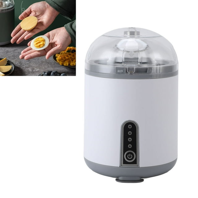 Electric Golden Egg Maker Rechargeable Automatic Mixer with Transparent Lid Anti Slip Base for Breakfast