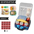 thumbnail image 5 of Blue and Black Tie Dye Pattern Insulated Lunch Bag Teens,Lunch Box for Men Women for Work,Picnic or Travel,10.2x9.5x4.3 Inches,8 Can Capacity, 5 of 6