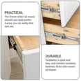 thumbnail image 4 of 3 Sets Plastic Drawer Slides Drawer Replacement Parts Drawer Rails Drawer Track Rails, 4 of 4