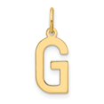 thumbnail image 1 of Diamond2Deal 14K Pendentif Initiale Lettre g en Or Jaune pour Femmes, 1 of 3