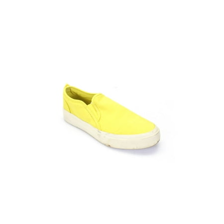 

Everlane Womens Recycled Cotton The Forever Sneaker Slip-On Sneakers Yellow 7 PL