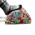 thumbnail image 5 of Candy Cane Foot Rest, Bonbons Lollipops Sugary Treats Sweeties Colorful Pile for Occasions, Non-Slip Backing Adjustable Ergonomic Memory Foam Leg Support for Office, Multicolor, by Ambesonne, 5 of 5