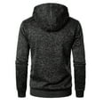thumbnail image 5 of RYDCOT Mens Hoodies Knit Sweater, Full Zip Fleece Lined Cardigan Sweatshirt Jacket Casual Regular Fit Knit Hooded Men Sweatshirt Jacket Gray, 5 of 5