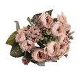 thumbnail image 1 of Artificial Flowers Bridal Bouquet & Silk Plant Arrangement - Perfect Home & Garden Decor for Weddings and Events, 1 of 5