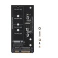 thumbnail image 1 of M.2 Ngff Ssd A Sata 22Pin Disco Duro Disco Adaptador De Rendimiento Estable Tarjeta Vertical sonducket EL009951-00, 1 of 6