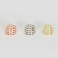 thumbnail image 3 of Toystoory Servilleta de moda para restaurante de Hotel en casa, anillo de Metal para banquete, decoración de de comedor, servilletas portátiles, Mostrada Oro Toystoory  HA084247-01, 3 of 6