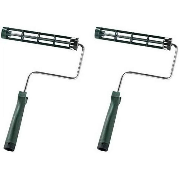 Wooster Brush Shank Steel Material 15" Paint Roller Frame, Black (Set of 2)