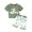 Green, variant on HCYSFG Boys Graphic Print Outfit Sets 2 Piece Crewneck Short Sleeve Clothing Sets T Shirt And Shorts Elastic Waist Matching Sets