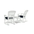 thumbnail image 6 of Tortuga Outdoor Portside Plantation Rocking Chair 3 Piece Set - White w/ Navy Cushion, 6 of 8