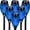 Blue-6Pack, variant on Solar Lights Outdoor, Upgraded 6 Pack Blue Solar Torch Light with Flickering Flame Waterproof for Garden Decor, Flame Torches for Outside Landscape Porch Yard Pathway Decorations