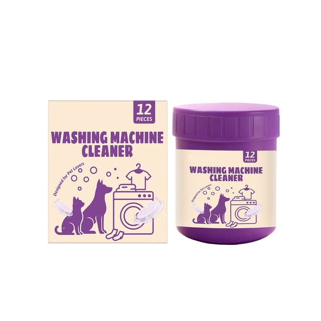 Washing Machine Cleaning Tablets For Removing Grime And Odor From Laundry Appliances Suitable For All Machine Types With Easy To Use Formula
