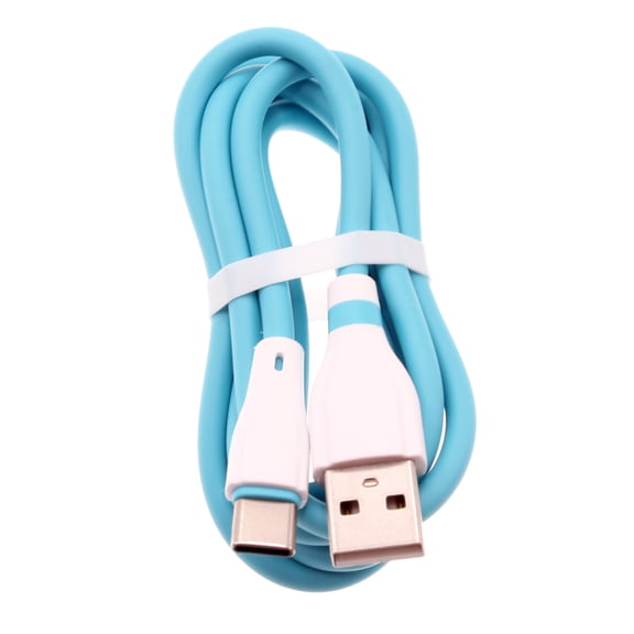 4ft USB-C Cable Blue for Samsung Galaxy S20/S21/S22/Plus/Ultra/FE - Charger Cord Power Wire Type-C Fast Charge Sync