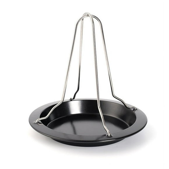 Roast Chicken Stainless Steel Roaster Rack BBQ Stand Grilled Pan Set Barbecue BBQ Metal Skewers For Grilling