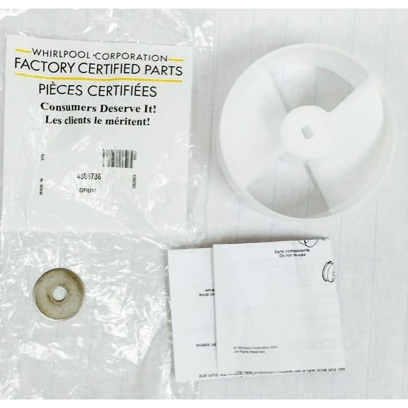 4388736 Genuine Whirlpool OEM Refrigerator Dispenser Bin Ice Drum