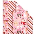 thumbnail image 2 of Papel de Regalo REUTILIZABLE WRAPAHOLIC 43 cm x 10 m Navidad, 2 of 8