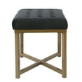 thumbnail image 6 of HomePop Metal Bench Velvet Seat, Multiple Colors, 6 of 8