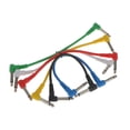 thumbnail image 5 of 6 Piezas de Amplificador de ángulo de de Conector de sonido de Pedal de de Bajo de Guitarra, CUTICAT Guitarra pedal de efectos Cable Patch, 5 of 5