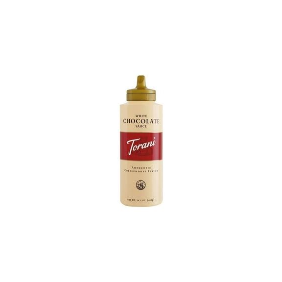 Torani White Chocolate Sauce Squeeze Bottle 355ml 2/Pack