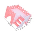 thumbnail image 4 of TEHAUX Animal House Small Animal Beds House Pink PVC 1 Set, 4 of 5