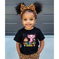 thumbnail image 3 of Axolotl Birthday Girl Shirt Matching Family Party Tees for Girls, Mom & Dad - Sold Individually Black Shirt 5-6, 3 of 8