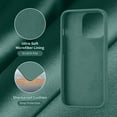 thumbnail image 6 of Entronix Silicone Case Compatible with iPhone 13 Pro Max, Soft-Touch Protective Cover, Green, 6 of 8