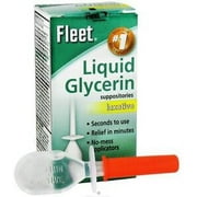 3 Pack - Fleet Liquid Glycerin Suppositories 4 Each