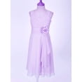 thumbnail image 5 of Manyakai Kids Flower Girl Wedding Dresses Sleveless Pageant Party Gowns A-Line Swing Summer Dress Lavender 10, 5 of 7