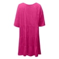 thumbnail image 4 of Sparkly Glitter Dress, Babydoll Dress Short Flowy Tiered Dress for Women Party Club Night, 4 of 9