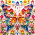 thumbnail image 1 of Rompecabezas Bgraamiens Sinfonía Floral de Mariposas 1000 Piezas, 1 of 7