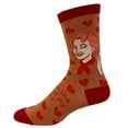 thumbnail image 5 of Women's I Want to Kiss You With The Back Of My Hand Socks Funny Sarcastic Slap Footwear, 5 of 8