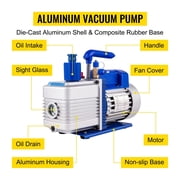 Vacuum Pump,4.8CFM AC Refrigerant Vacuum Pump With Gauges HVAC Refrigeration Home Vacuum Packing Air Condition Automobile Maintenance