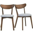 thumbnail image 2 of Spaco Set of 2 Dining Chairs Upholstered Curved Back Side, Lounge Chair, Dining Room Chair for Kitchen, Dining, Bedroom, Living, 2 of 8